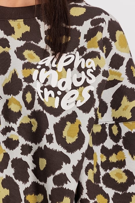 LOGO SWEATER CAMO OLIVE LEO CAMO 7