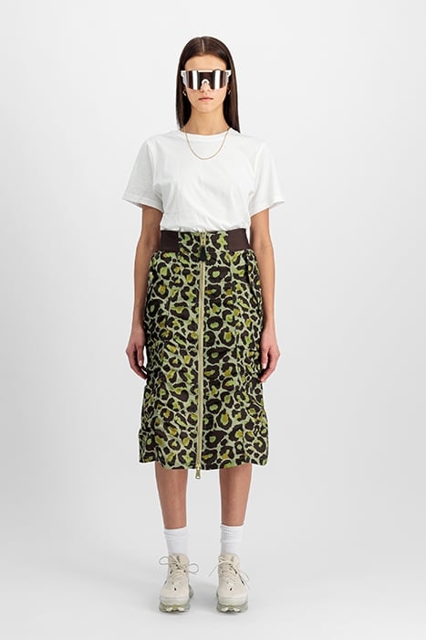 MA-1 MIDI SKIRT CAMO OLIVE LEO CAMO 3