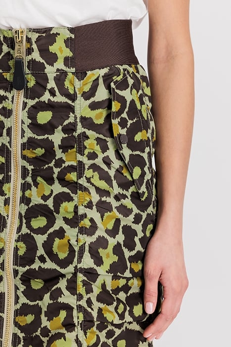 MA-1 MIDI SKIRT CAMO OLIVE LEO CAMO 8