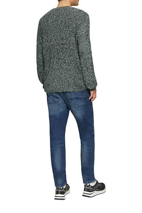 S.OLIVER-QS PULLOVER GREEN-MELANGE 3