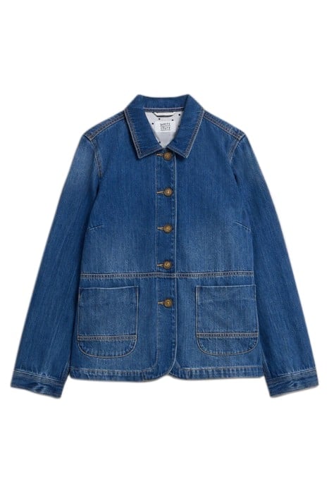 CARRIE DENIM JACKET MID DENIM 3