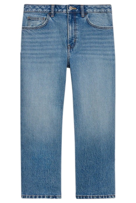 CHARLIE STRAIGHT CROP JEAN MID DENIM 3