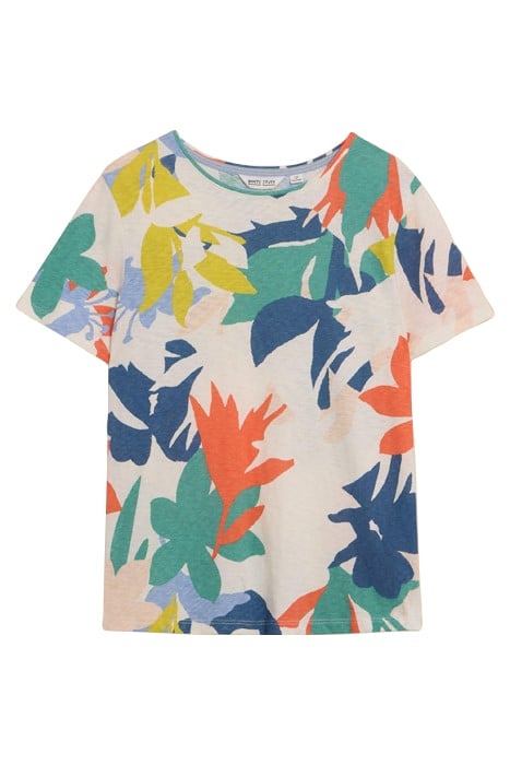 ABBIE PRINT TEE WHITE PRINT 4