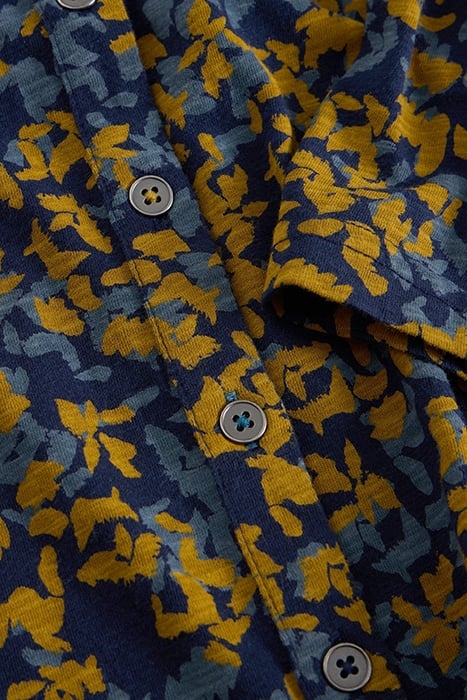 ANNIE LONGLINE SHIRT NAVY PRINT 6