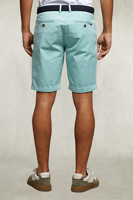 COTTON CHINO SHORT PISTACHE GREEN 2
