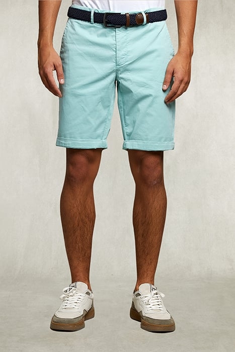 COTTON CHINO SHORT PISTACHE GREEN 1