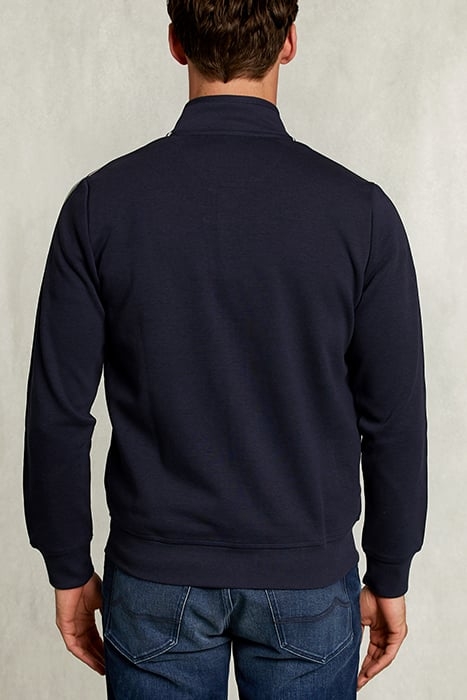 CARDIGAN WITH ZIPPER NAVY BLUE 2