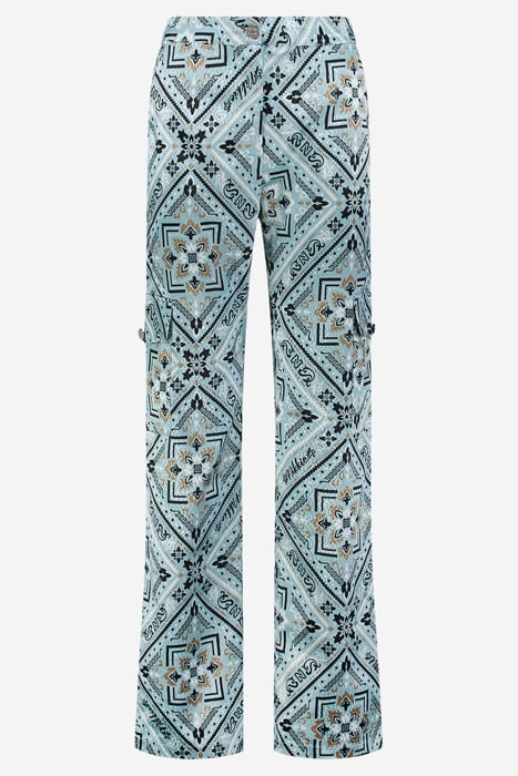 BANGKOK PRINTED TROUSERS POOL/BLACK 4
