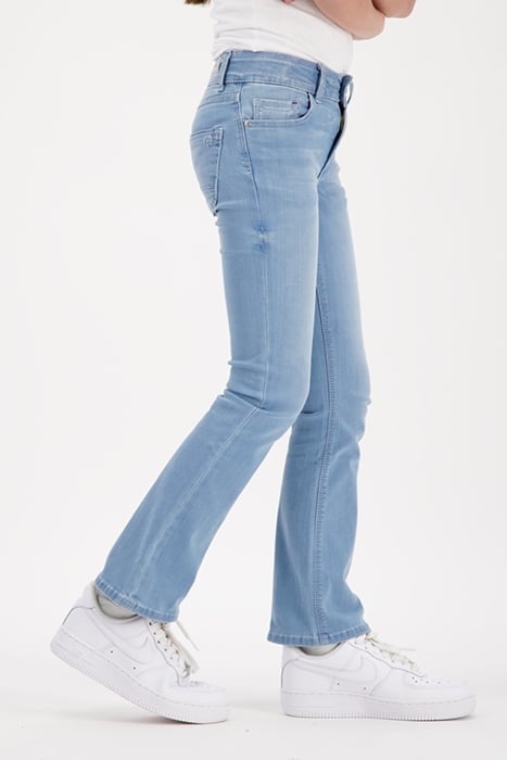 GIRLS MELBOURNE JEANS LIGHT BLUE STONE 5