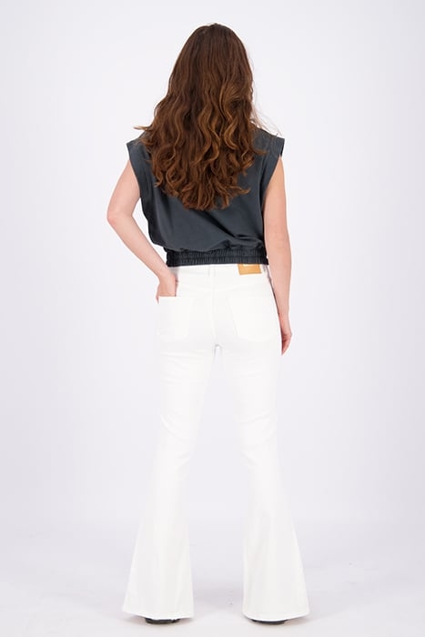 SUNRISE SPLIT JEANS WHITE 2