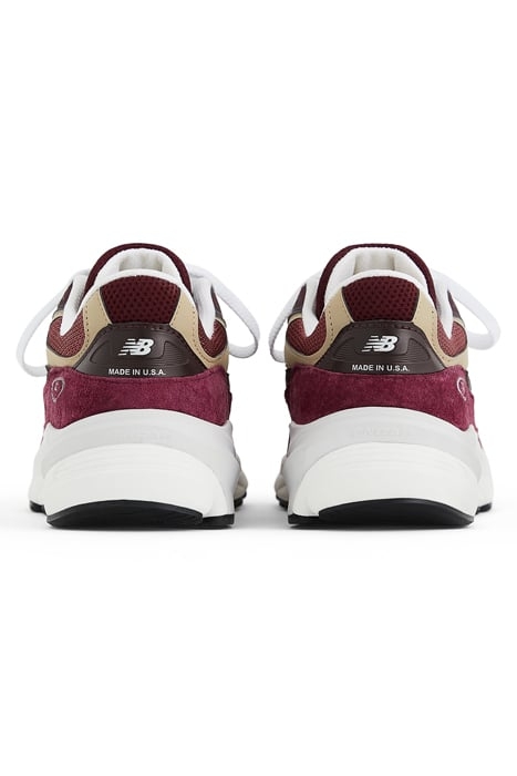 U990BT6 SNEAKERS IN BURGUNDY 4