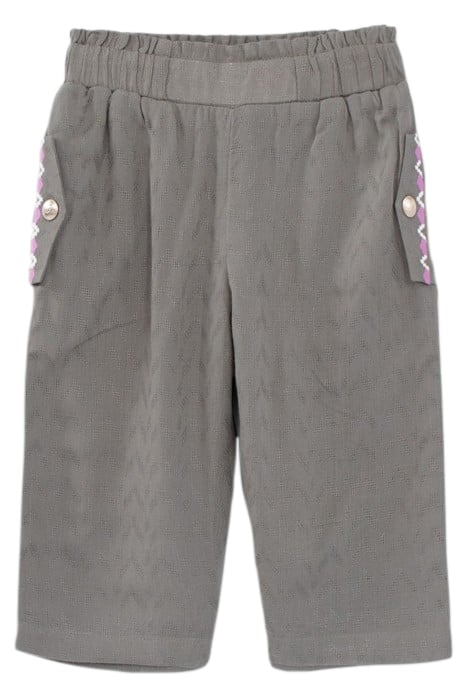 BABY GIRLS’ LENZING™ ECOVERO™ JACQUARD EMBROIDERY TROUSERS 1