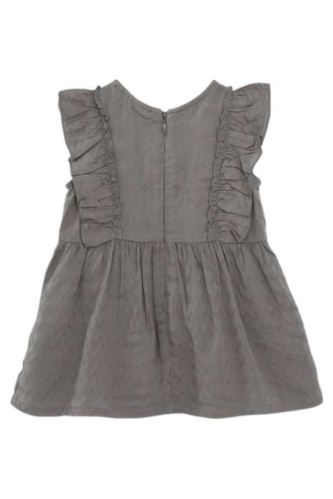 BABY GIRLS’ LENZING™ ECOVERO™ DRESS, CHEVRON JACQUARD 2
