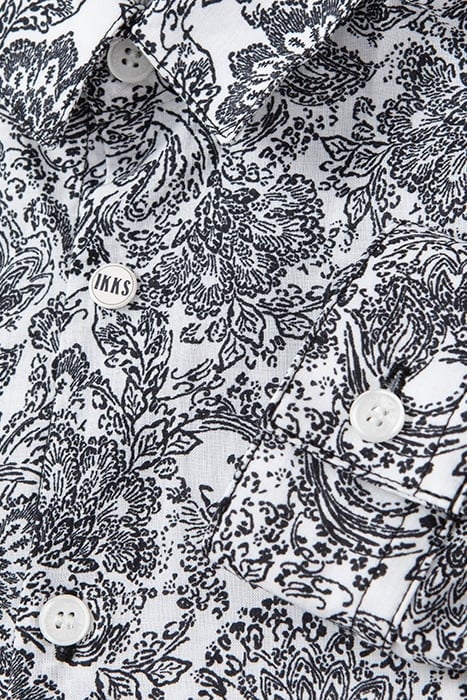 BOYS’ OFF-WHITE ETHNIC PRINT SHIRT 6