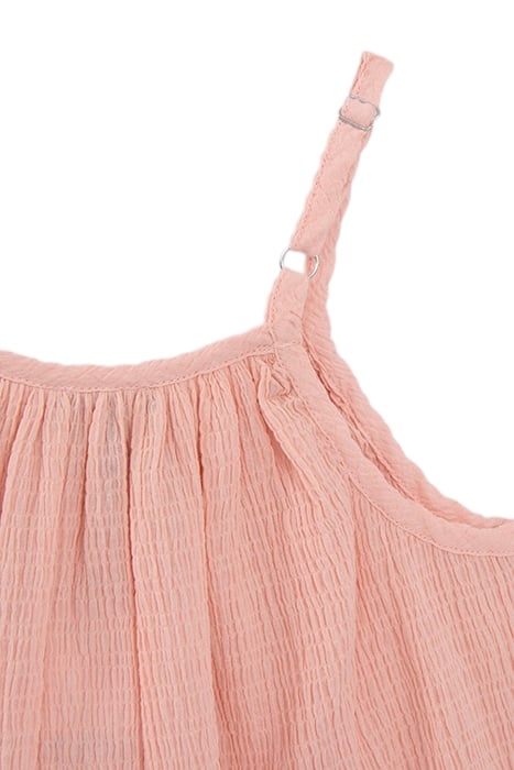 GIRLS’ PEACH WAFFLE FABRIC CAMISOLE 4