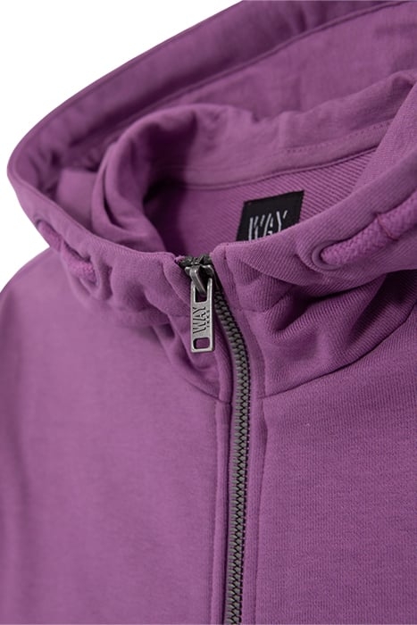 BOYS' PURPLE CARDIGAN WITH XL SLOGAN EMBROIDERED ON BACK 4