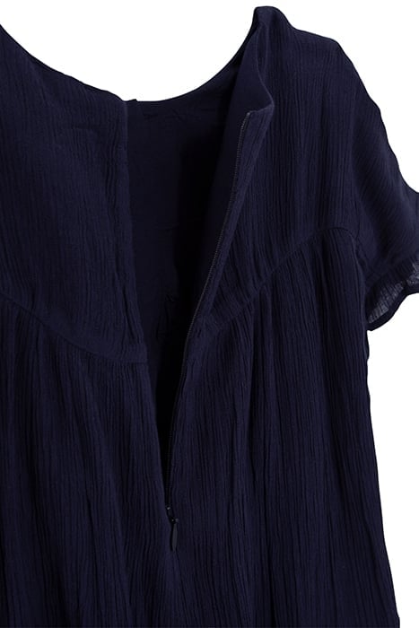 GIRL’S NAVY CREPE ATEBA BRACELET-STYLE EMBROIDERY DRESS 3