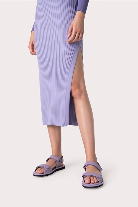 GIDEON PURPLE HAZE CIRCULAR CROCO EMBOSSED LEATHER PURPLE HA 2