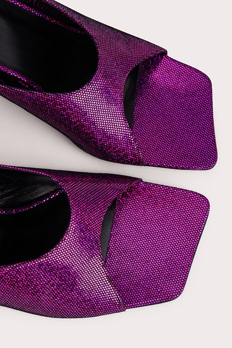 HUSTON FUCHSIA DISCO DOT LEATHER FUCHSIA 4