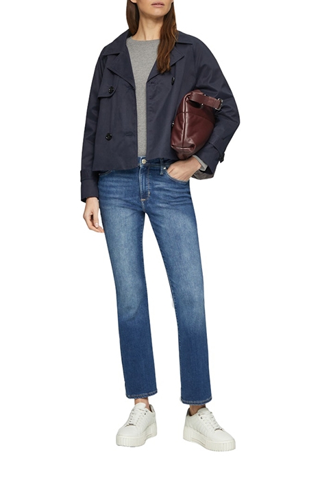 S.OLIVER T-SHIRTS GREY/BLACK 4