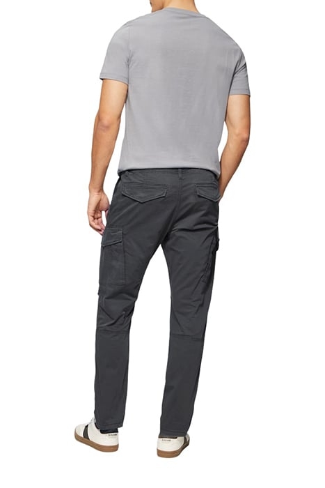 S.OLIVER PANTS GREY/BLACK 3