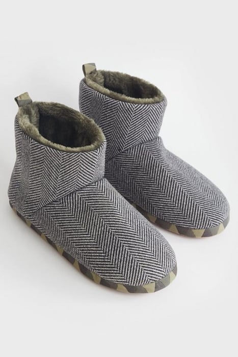 RAY HERRINGBONE BOOTIE GREEN MULTI 2