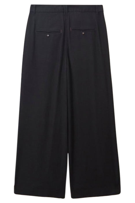 LUCINDA WIDE LEG TROUSER PURE BLACK 3