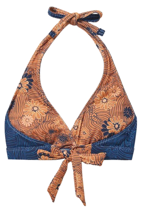 SUNSHINE REVERSIBLE BIKINI TOP NAVY PRINT 3