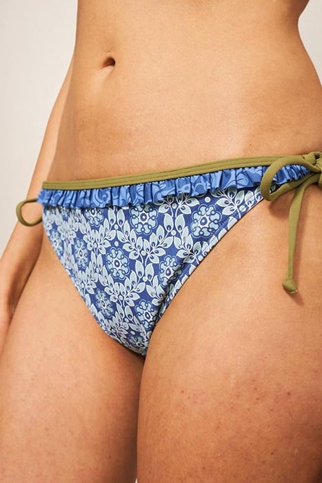 BETH TIE SIDE BIKINI BOTTOM BLUE MULTI 4