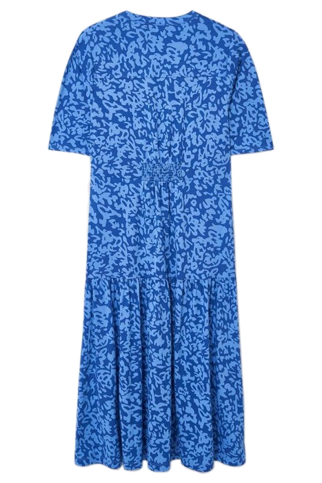 SABINA JERSEY DRESS BLUE MULTI 3