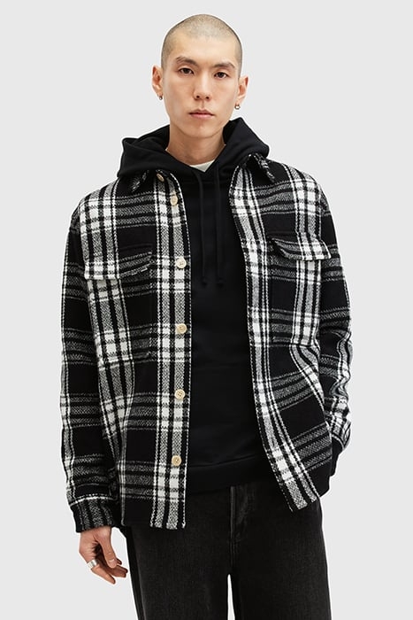 IMBER LS SHIRT BLACK/ECRU WHITE 1