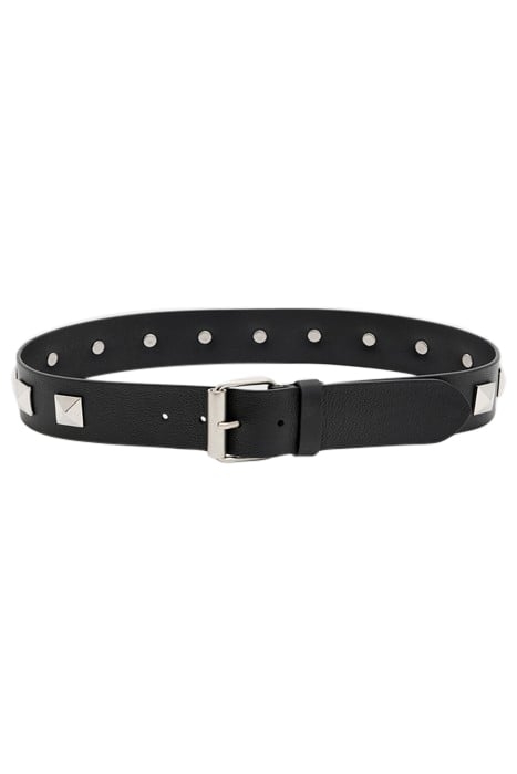 JOAN STUD BELT BLACK/ANTQ NICKEL 3