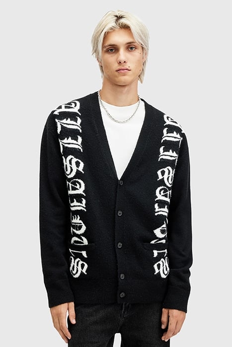 SCRIPTURE CARDIGAN BLACK 1