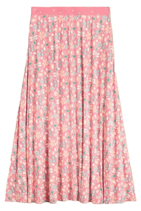 JADA MAXI SKIRT PINK MULTI 2