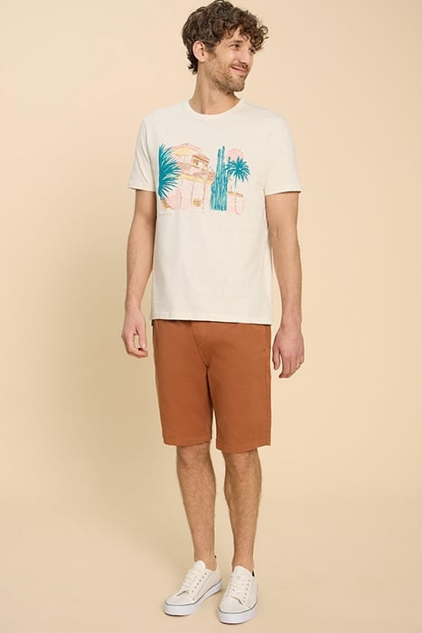 MOROCCO GRAPHIC TEE WHITE PRINT 2