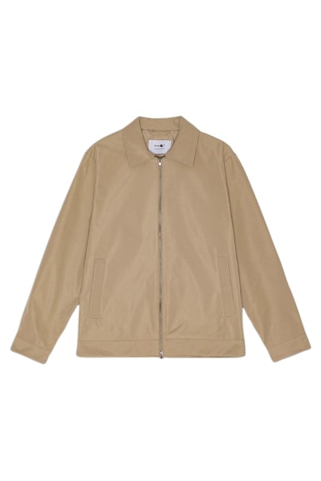 NN.07 MAEL REGULAR FIT LONG SLEEVE KHAKI JACKET 1