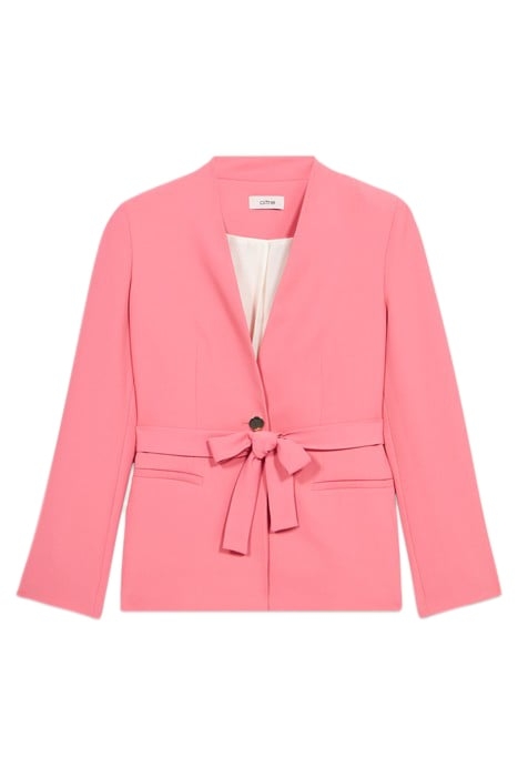 BLAZER WITH SASH PINK 3