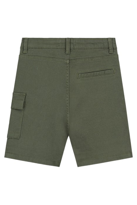GABARDINE SHORTS ARMY GREEN 2