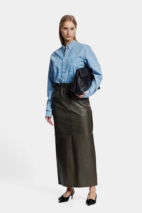 MANDY SKIRT MOSS GREEN 1