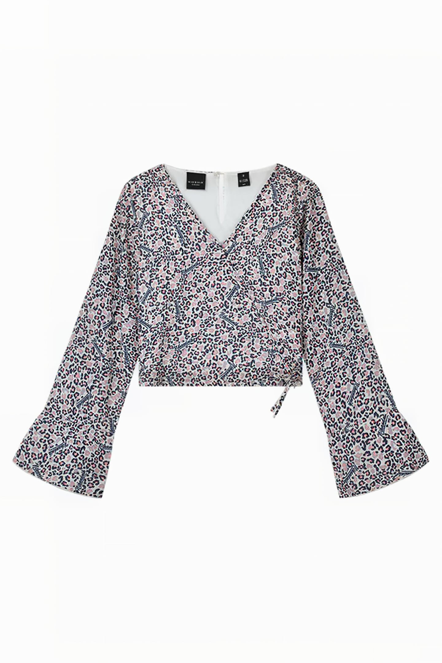 V-NECK TOP LAVENDER GREY 1