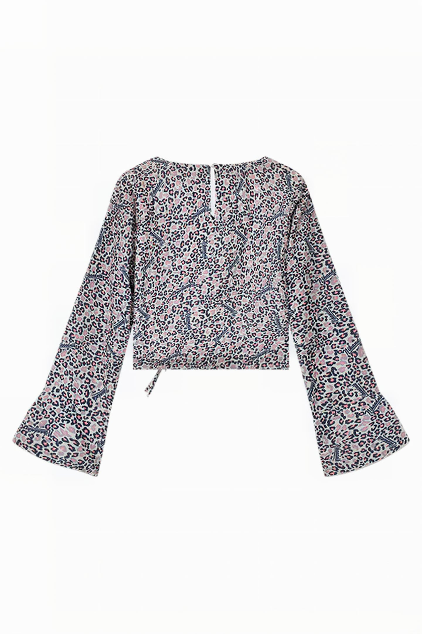 V-NECK TOP LAVENDER GREY 2