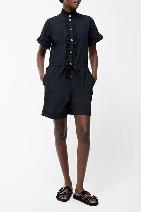 FRILL PLAYSUIT SZ18 BLACK 2