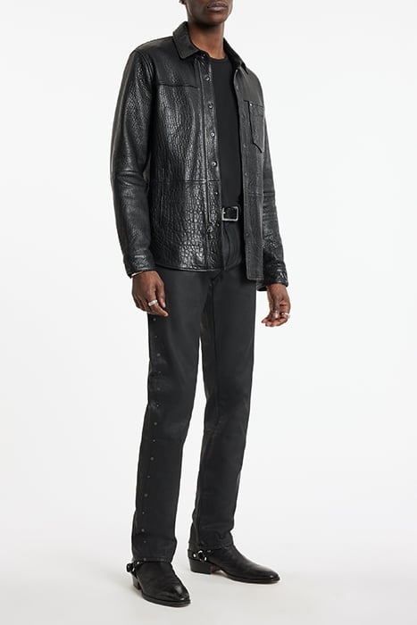 SLIM FIT DENIM WITH STUDS BLACK 2