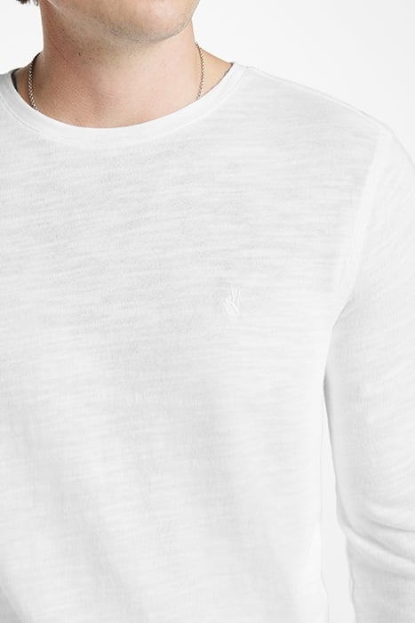 MARLOW LS LONG SLUB CREW WHITE 3
