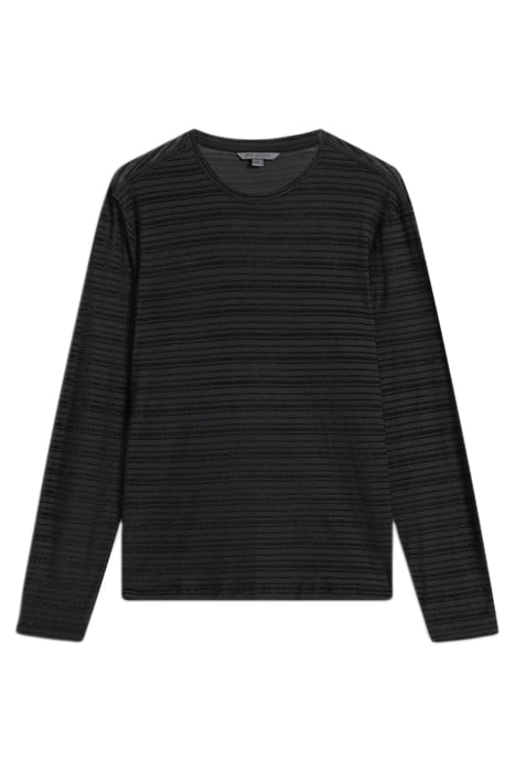 ALAIN LS CREW IN VARIEGAT BLACK 2