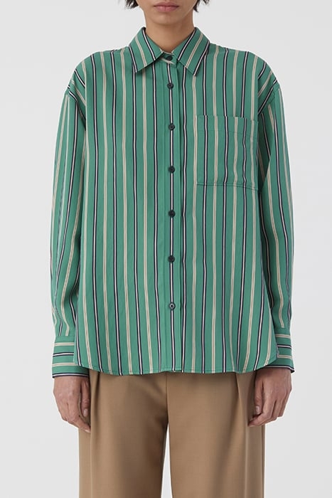 OVERSIZE SHIRT SHIRTS & BLOUSES NEW GREEN 1