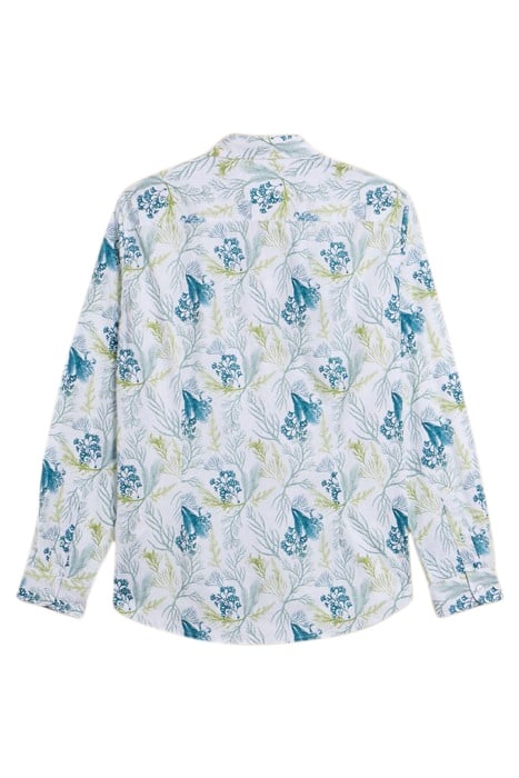 CRAB PRINTED SHIRT WHITE PRINT 4