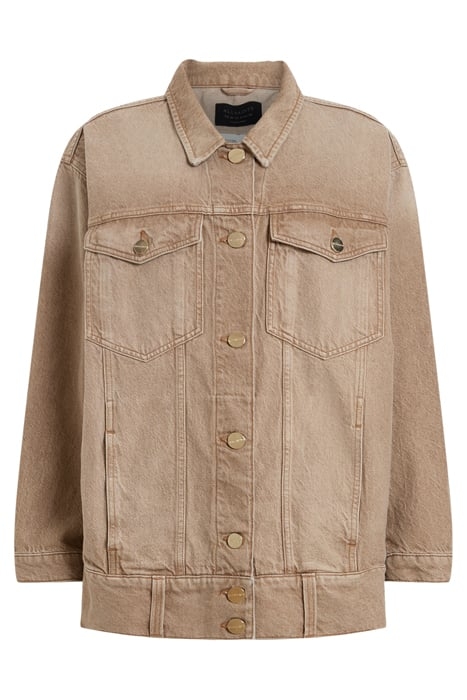 WILLOW DENIM JACKET LIGHT BROWN 4