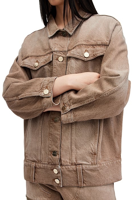 WILLOW DENIM JACKET LIGHT BROWN 7