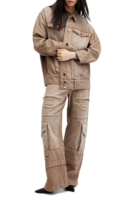 WILLOW DENIM JACKET LIGHT BROWN 3